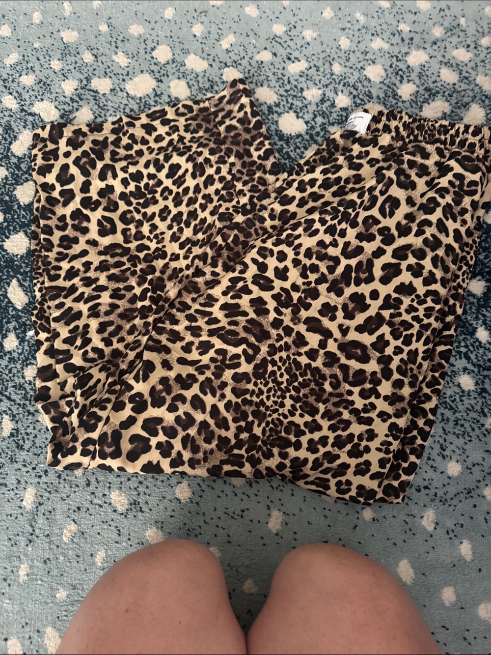 Leopard Print Women’s pants - Beige and Black
